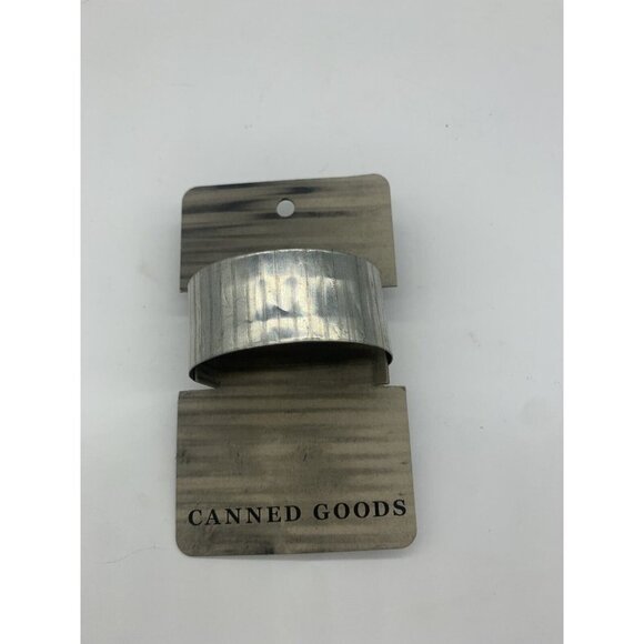 Canned Goods NWT Repurposed Metal Cuff Bracelet - Picture 1 of 5
